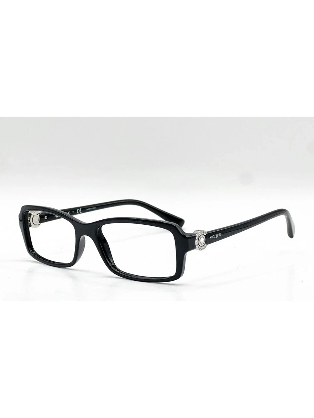 Vogue VO 5001-B W44 Black Rectangle Authentic Eyeglass Frames 52-16
